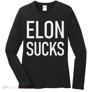 Elon Sucks Women's Long Sleeve Shirt