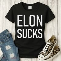 Elon Sucks Women's T-Shirt thumb 3