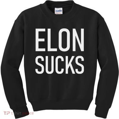 Elon Sucks Kids Sweatshirt