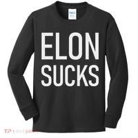 Elon Sucks Kids Long Sleeve Shirt thumb 0