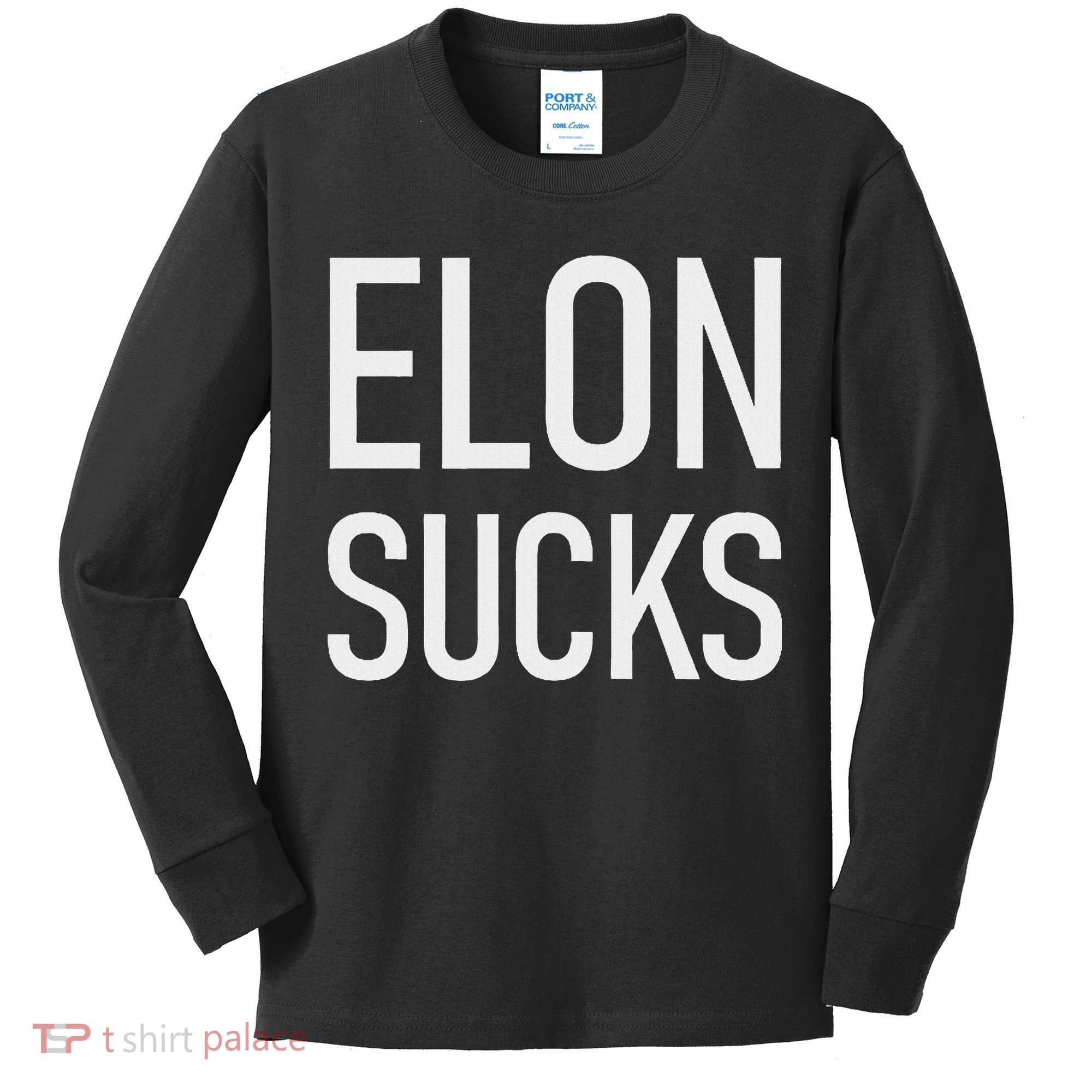 Elon Sucks Kids Long Sleeve Shirt