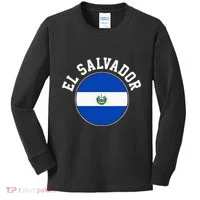 El Salvador Kids Long Sleeve Shirt thumb 0