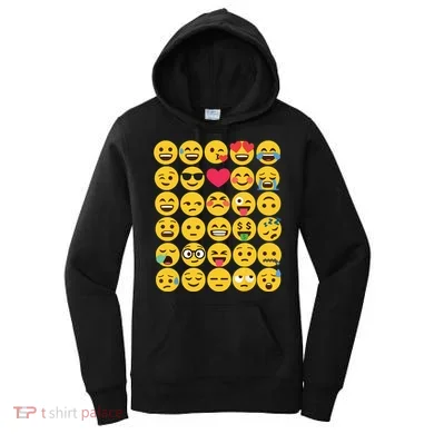 Emoticon Set Women's Hoodie