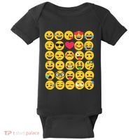 Emoticon Set Baby Bodysuit thumb 0