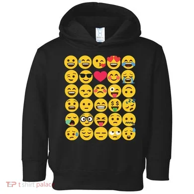 Emoticon Set Toddler Hoodie