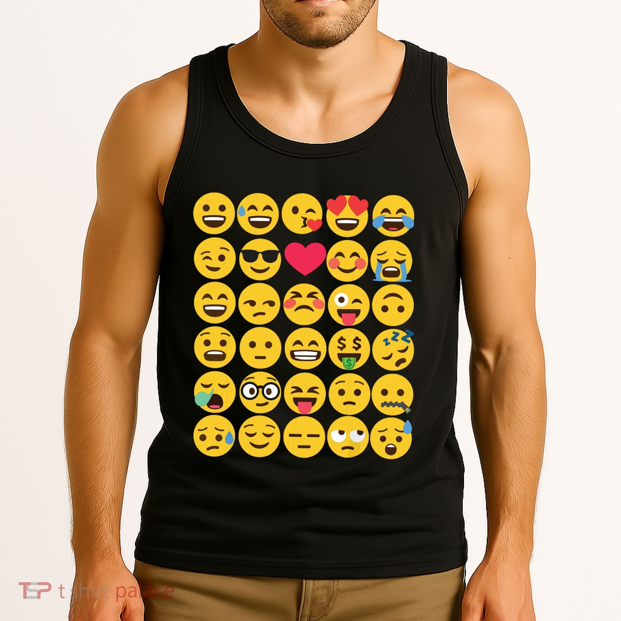 Emoticon Set Tank Top