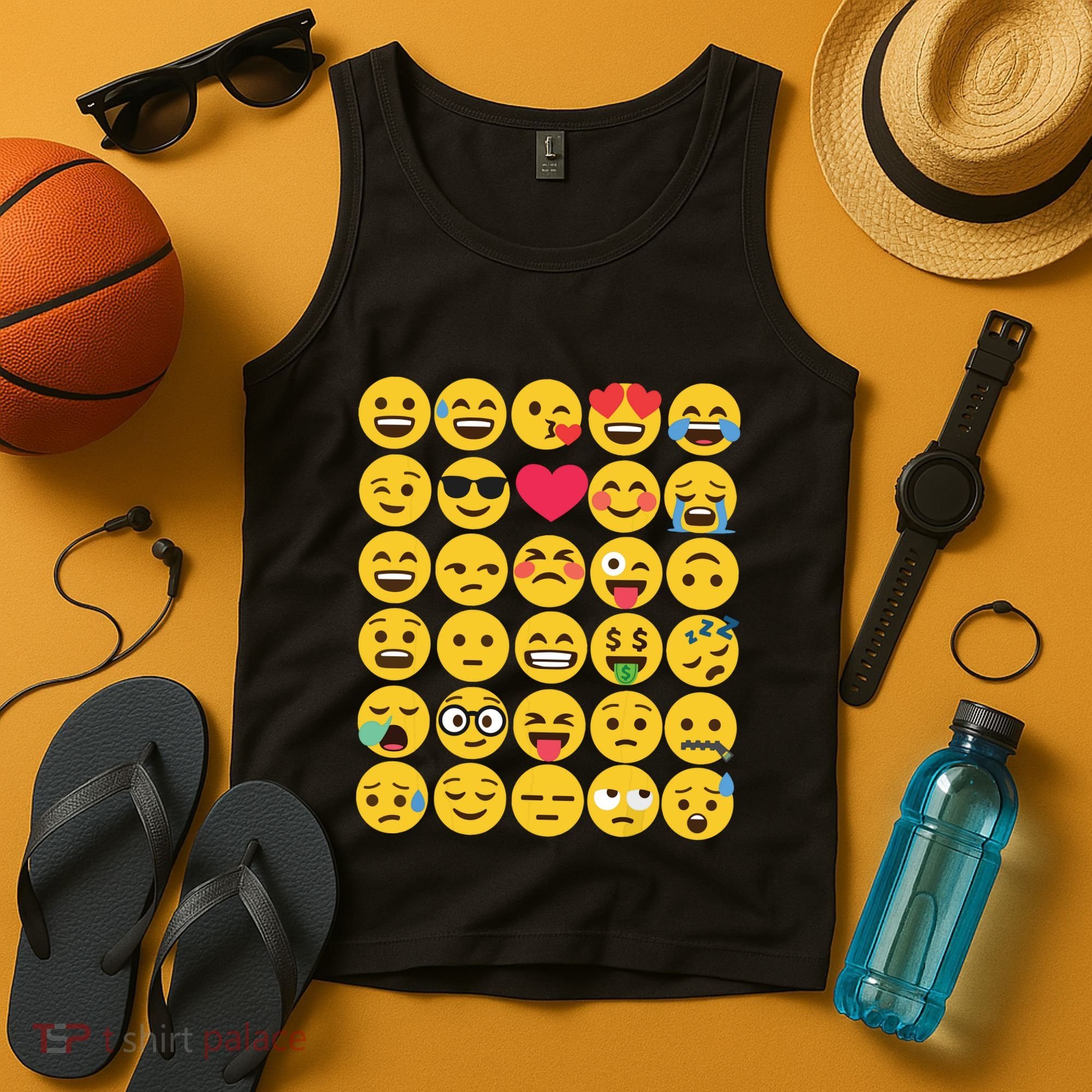 Emoticon Set Tank Top