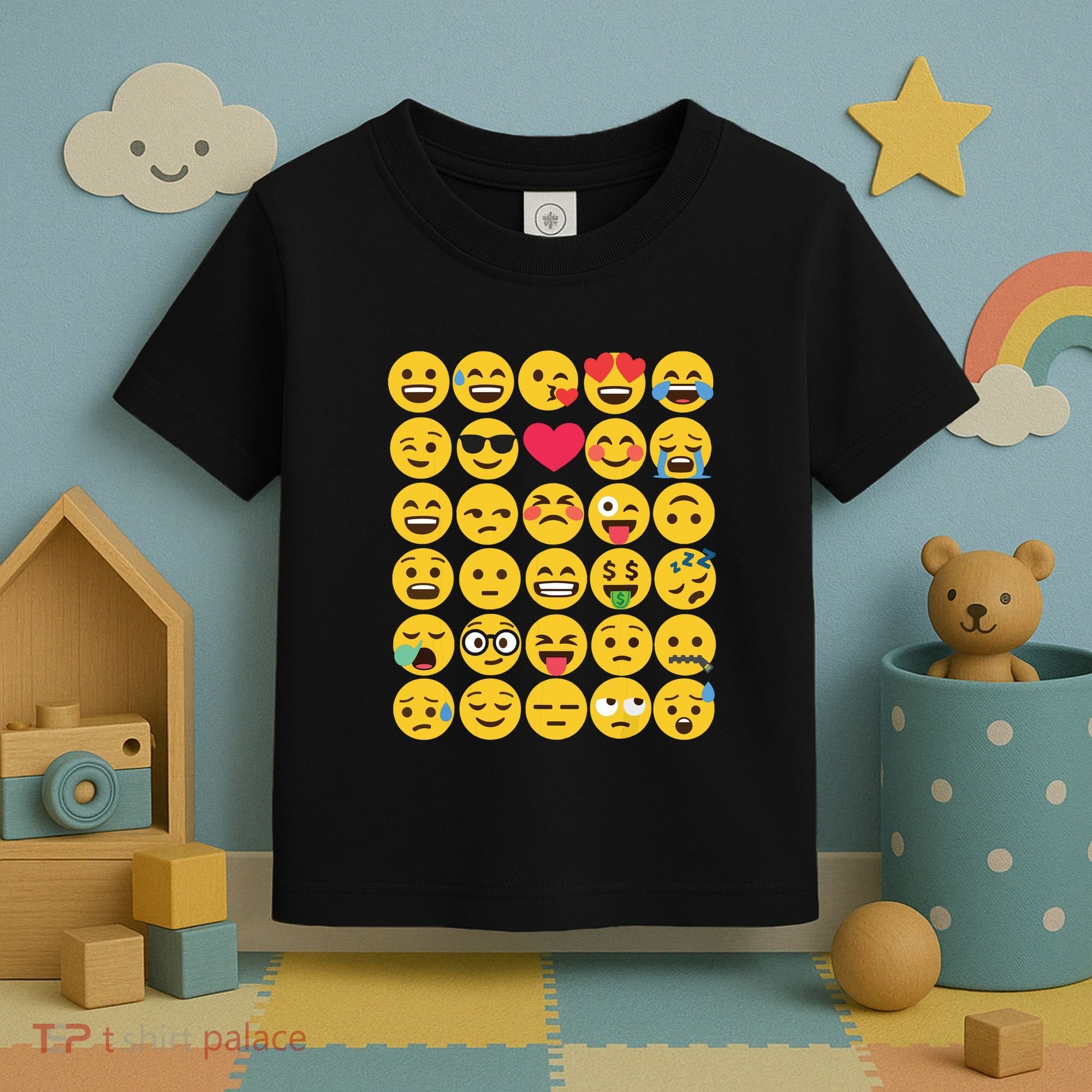 Emoticon Set Toddler T-Shirt