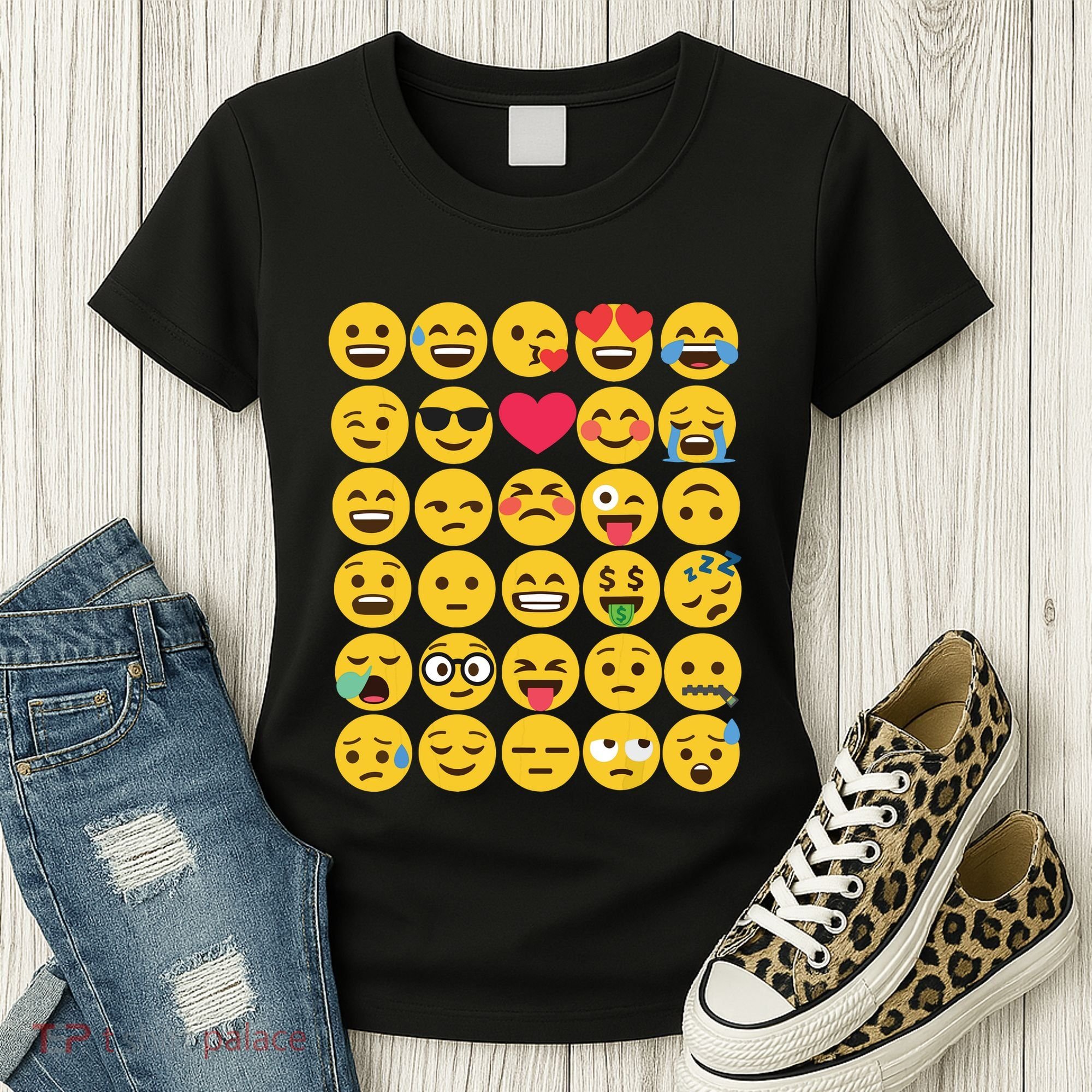 Emoticon Set Women's T-Shirt
