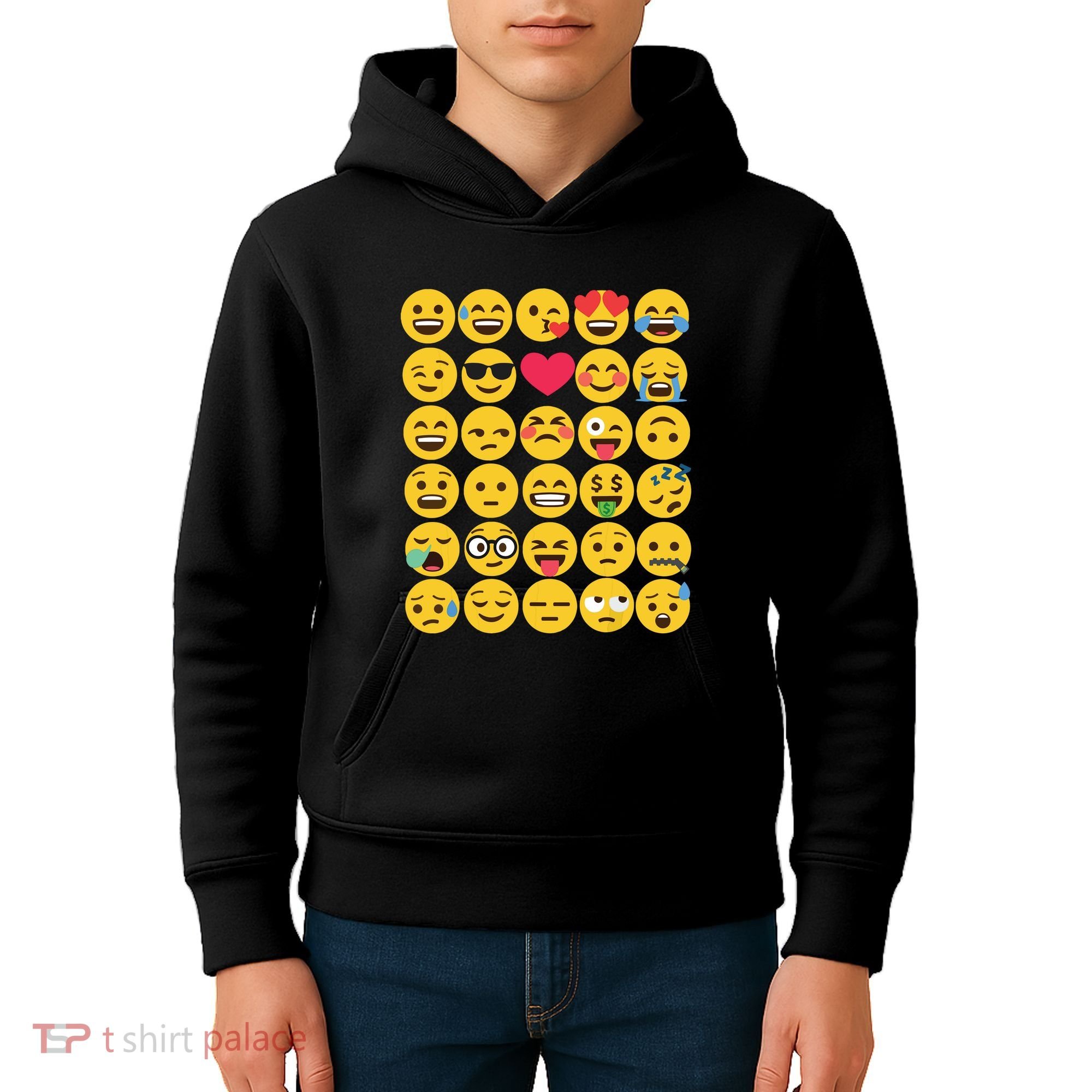 Emoticon Set Kids Hoodie