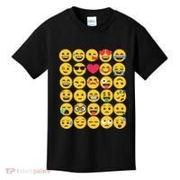 Emoticon Set Kids T-Shirt thumb 0