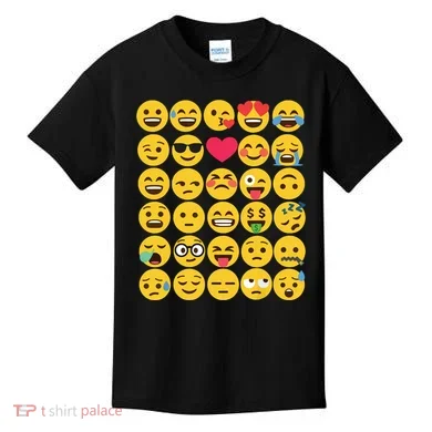 Emoticon Set Kids T-Shirt