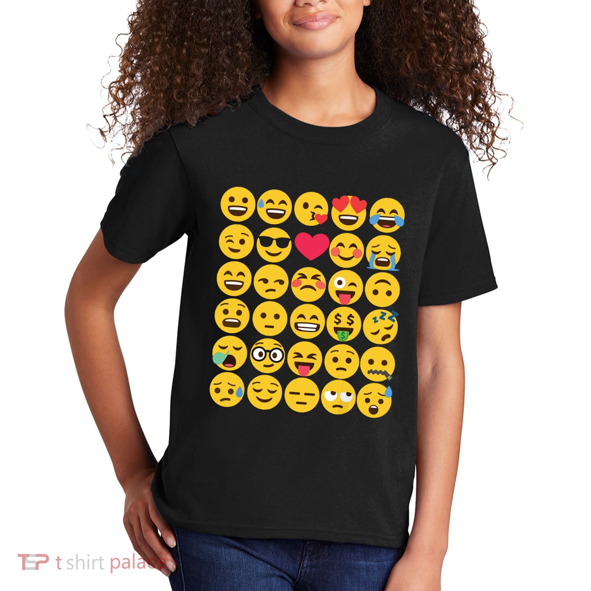 Emoticon Set Kids T-Shirt