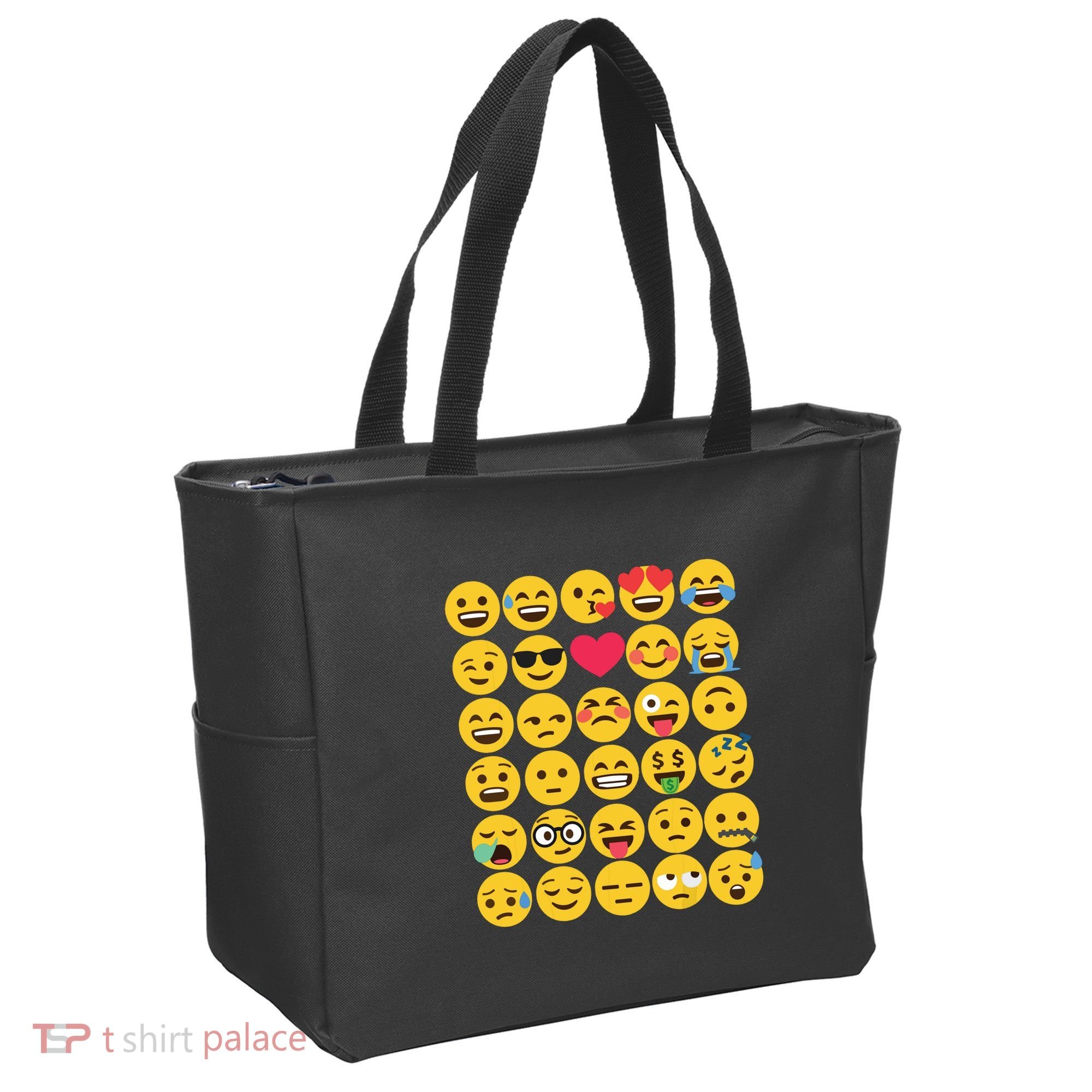Emoticon Set Tote Bag