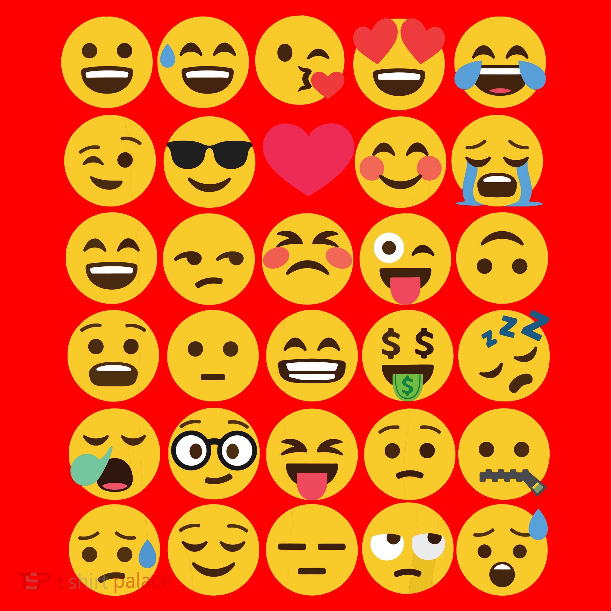 Emoticon Set Santa Hat