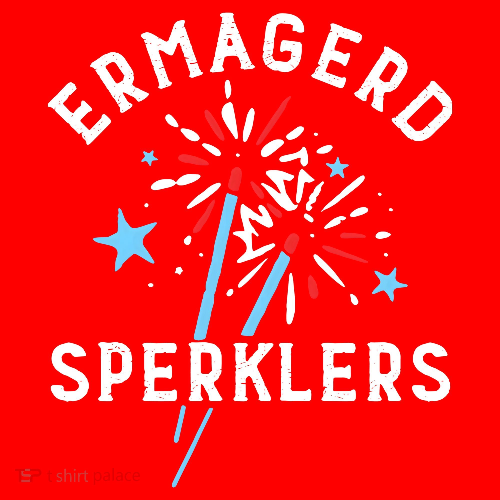 Ermahgerd Sperklers Funny 4th Of July Fireworks Sparklers Gift Santa Hat