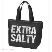 Extra Salty Funny Sassy Pun Snarky Curmudgeon Humor Gift Tote Bag thumb 3