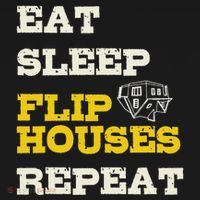 Eat Sleep Flip Houses Repeat Funny Real Estate Investor Women's Tank Top thumb 5