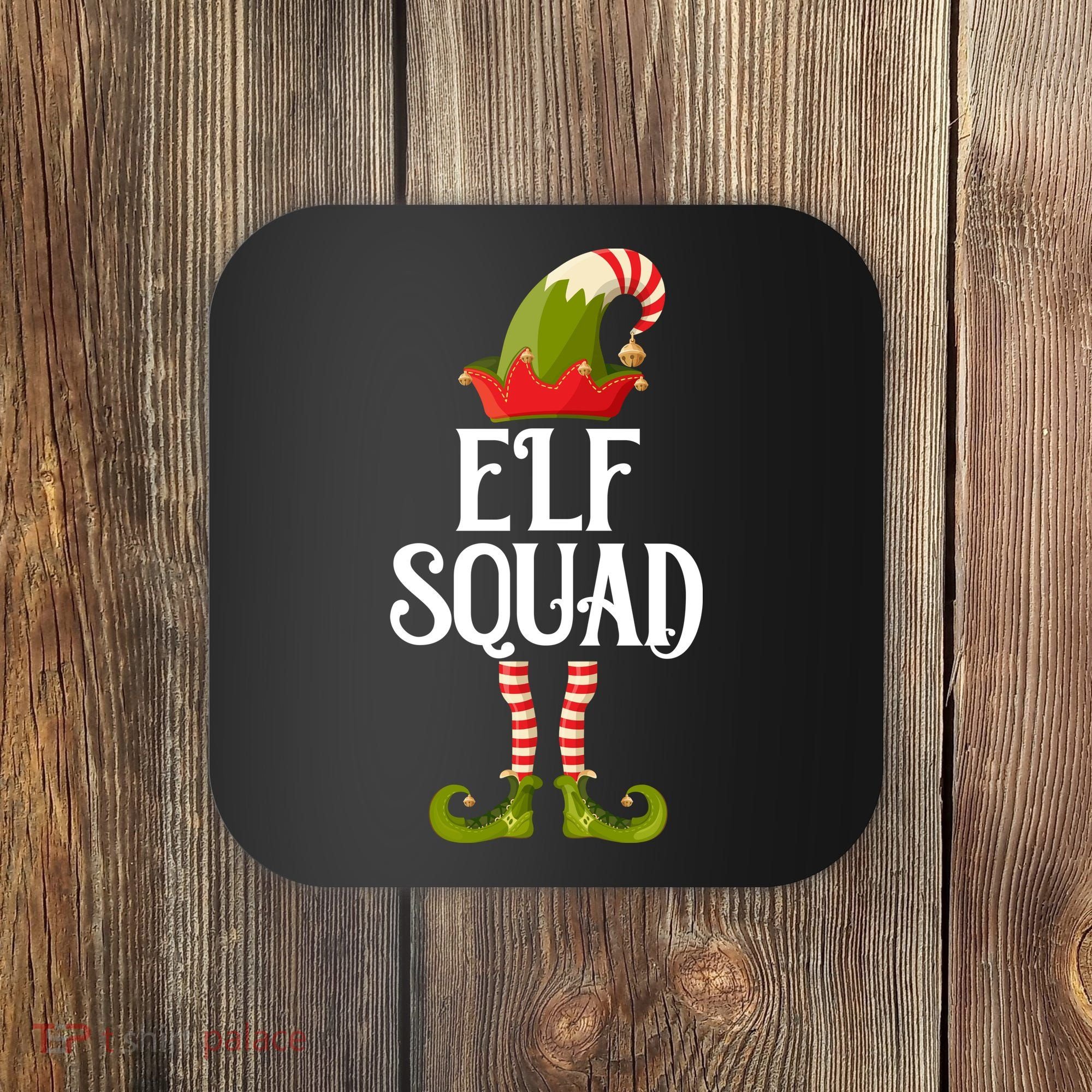 Elf Squad Festive Christmas Holiday Coaster