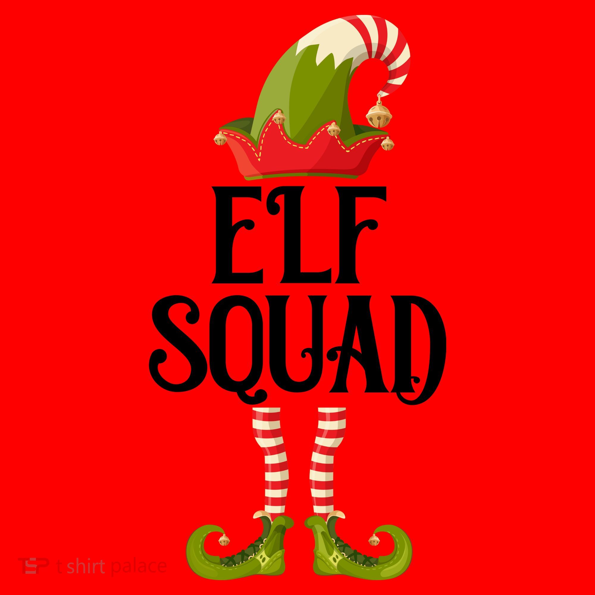 Elf Squad Festive Christmas Holiday Santa Hat