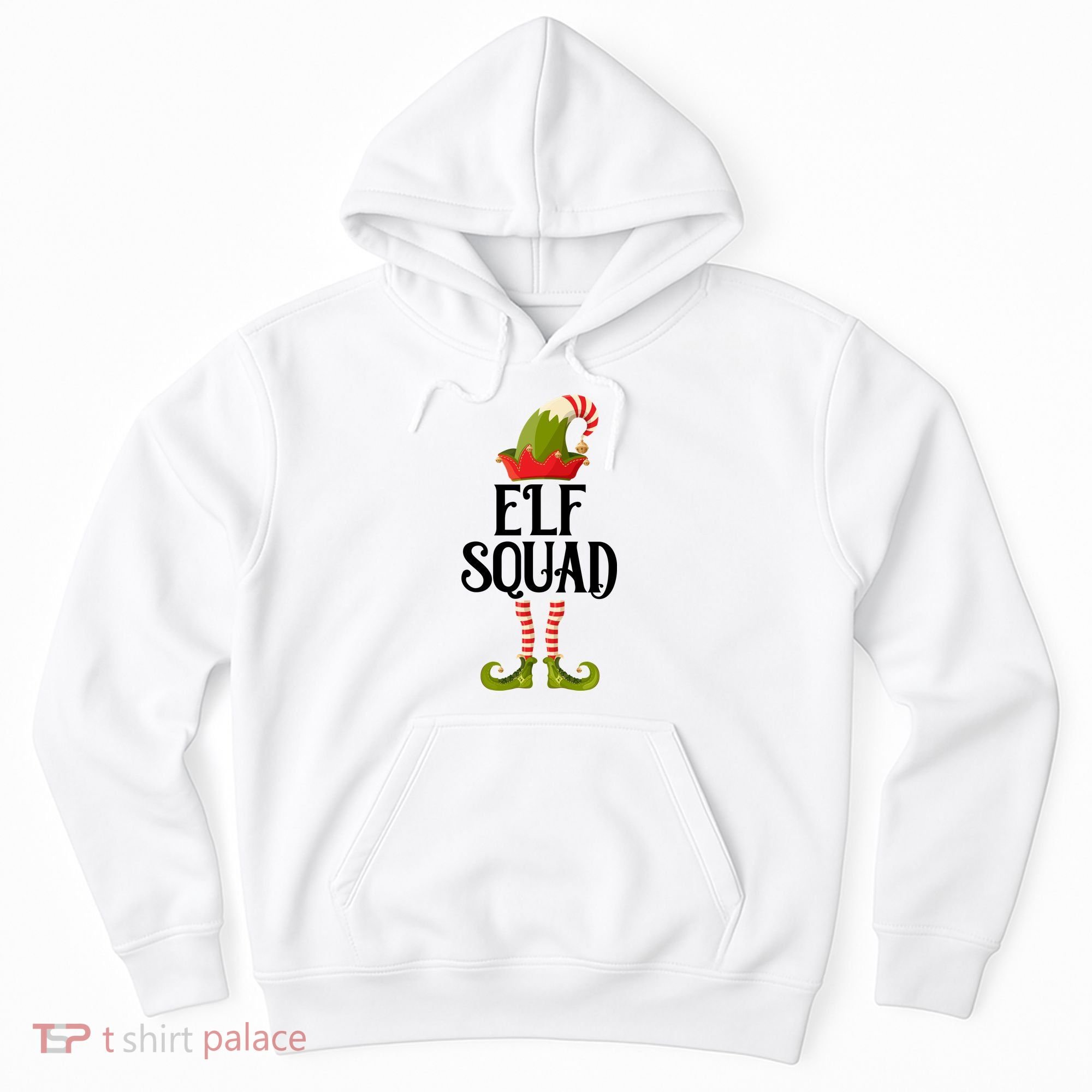 Elf Squad Festive Christmas Holiday Hoodie