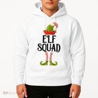 Elf Squad Festive Christmas Holiday Hoodie thumb 2