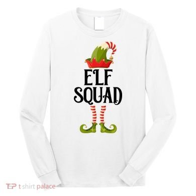 Elf Squad Festive Christmas Holiday Long Sleeve Shirt