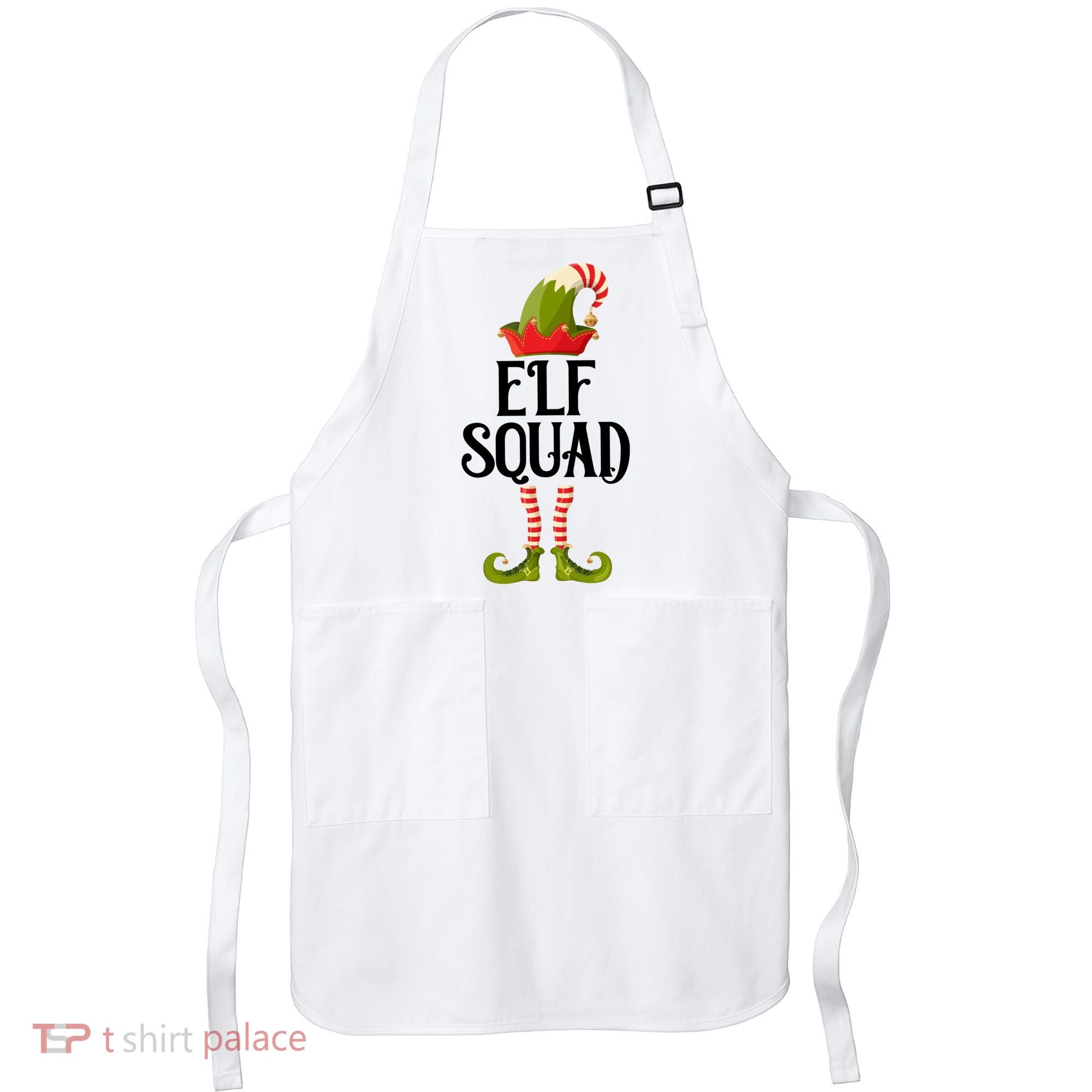Elf Squad Festive Christmas Holiday Apron