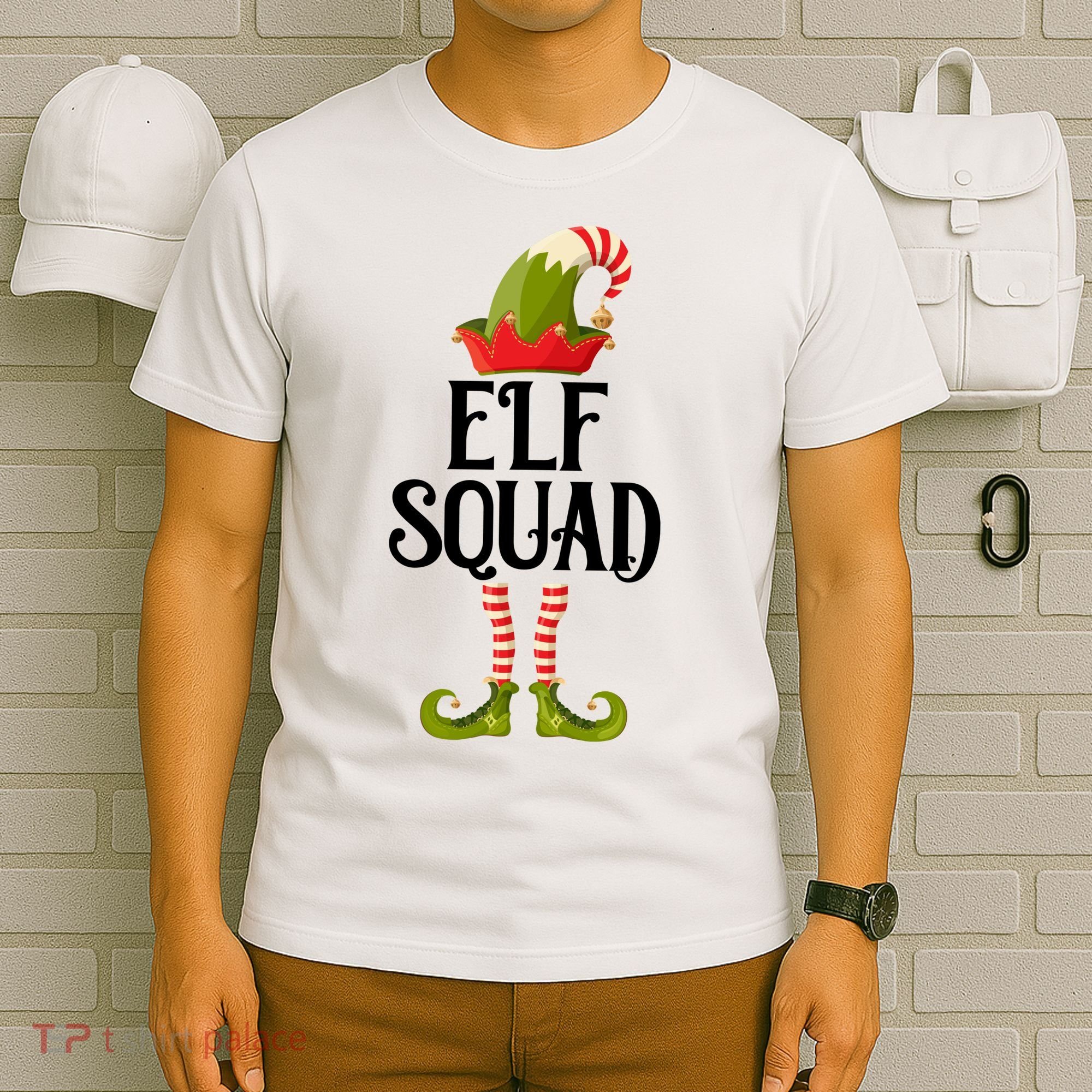Elf Squad Festive Christmas Holiday T-Shirt