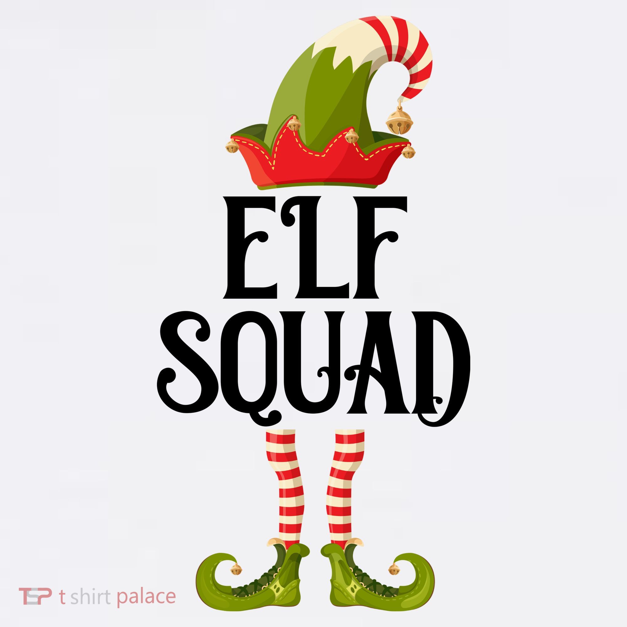 Elf Squad Festive Christmas Holiday T-Shirt