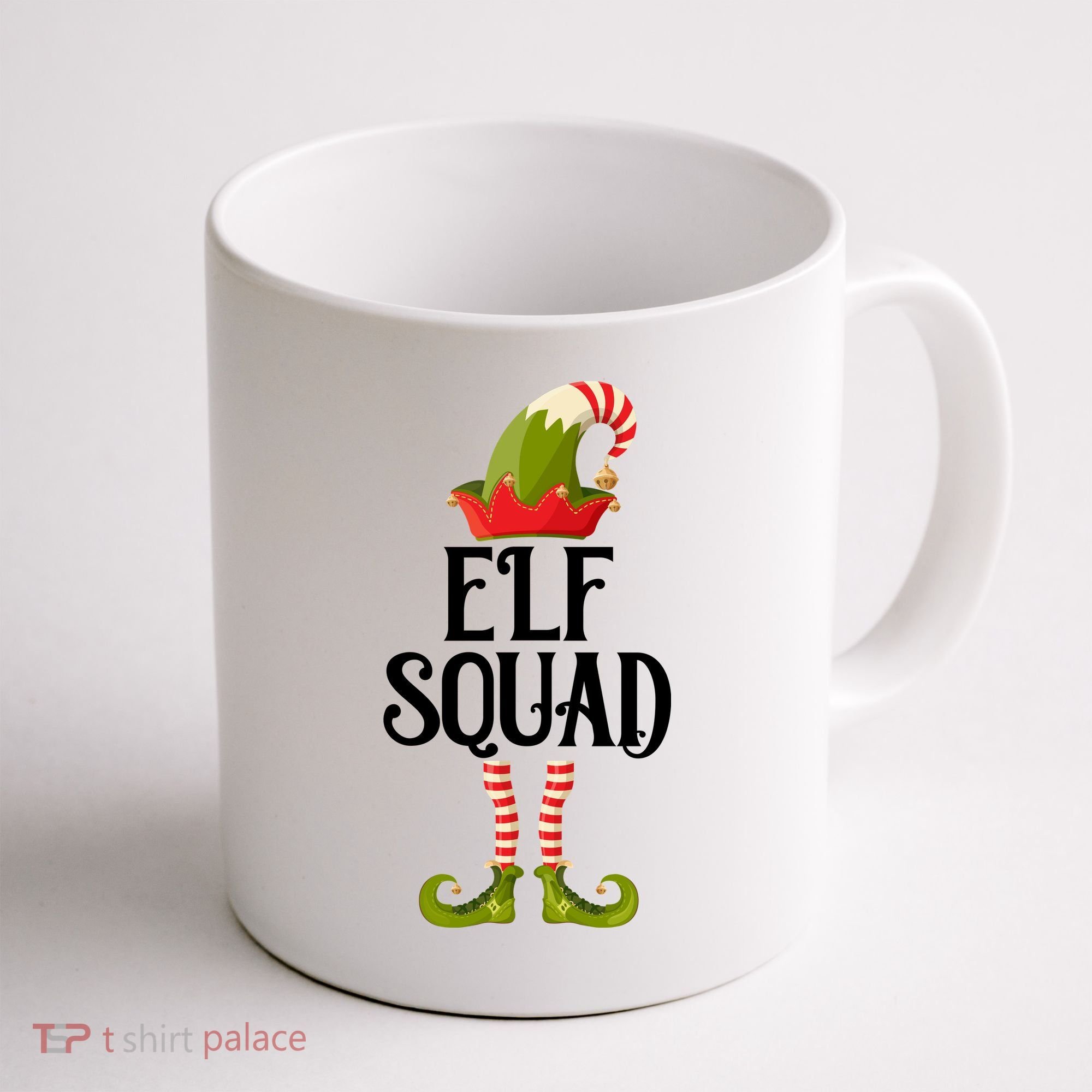 Elf Squad Festive Christmas Holiday Coffee Mug