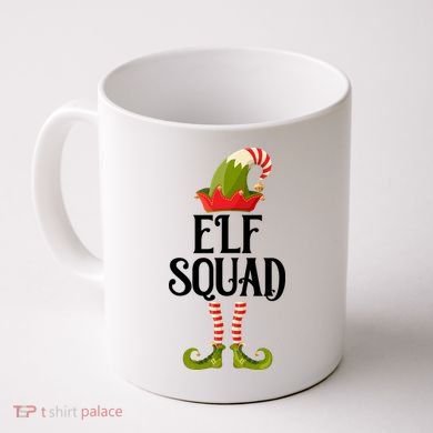 Elf Squad Festive Christmas Holiday Coffee Mug