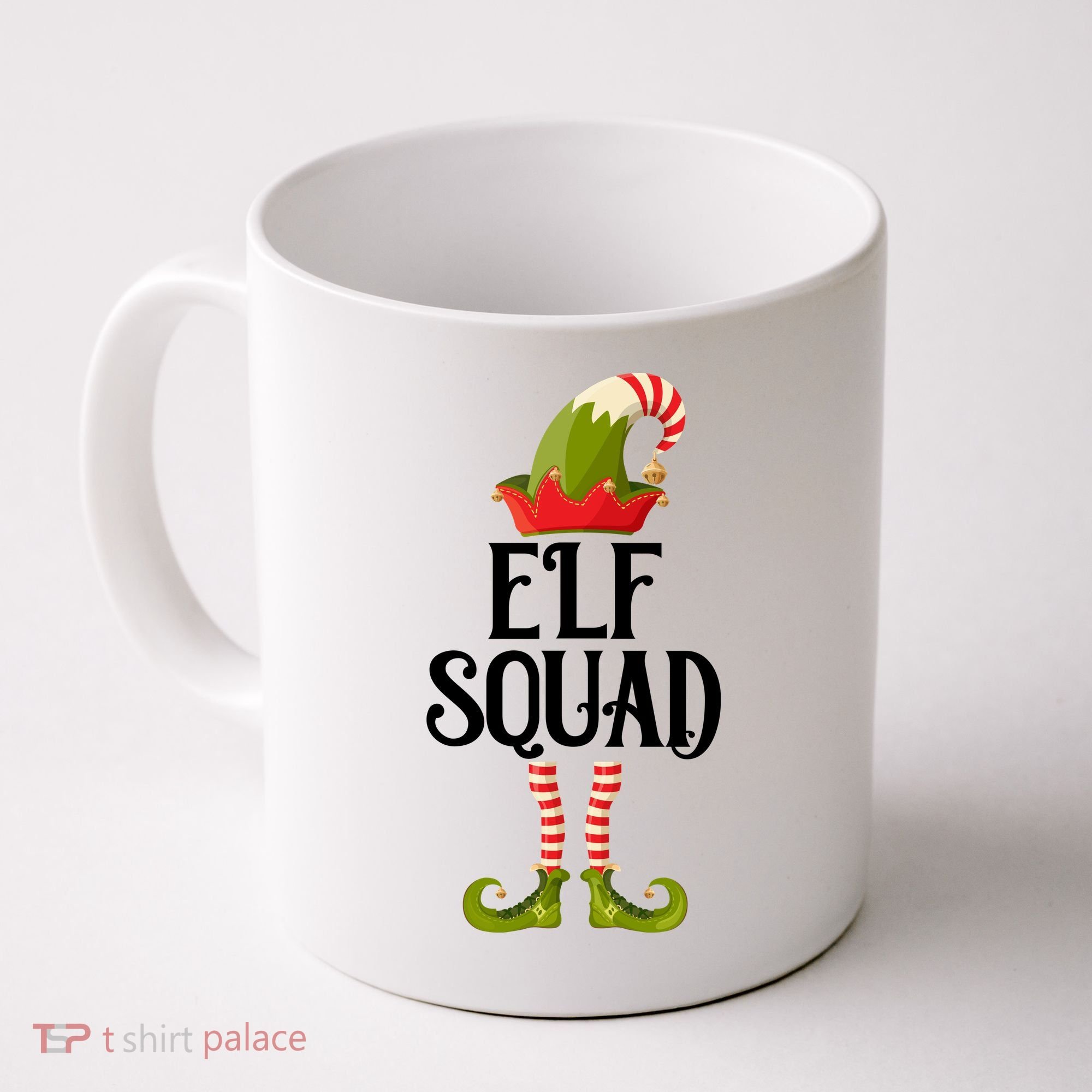 Elf Squad Festive Christmas Holiday Coffee Mug