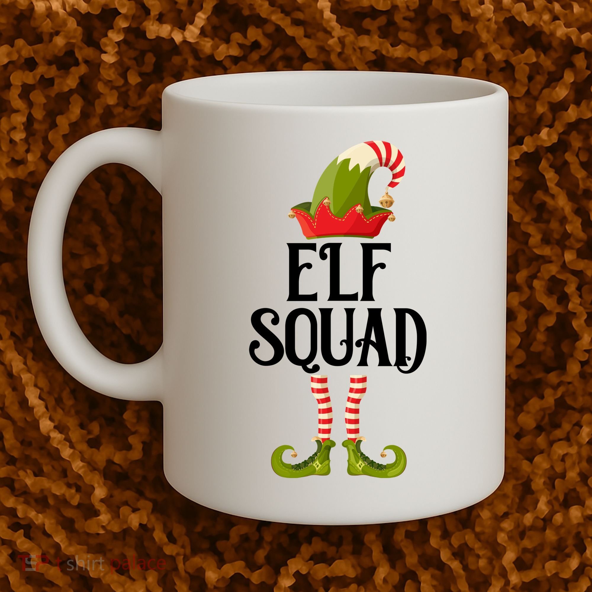 Elf Squad Festive Christmas Holiday Coffee Mug