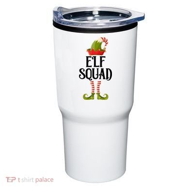 Elf Squad Festive Christmas Holiday Tumbler