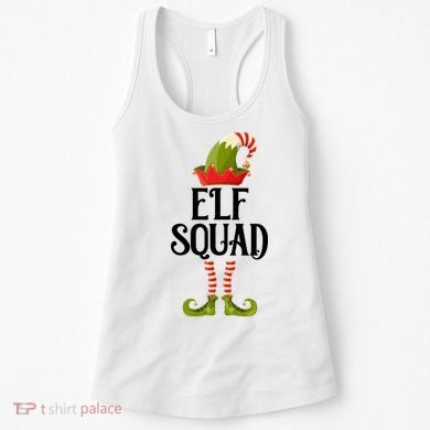 Elf Squad Festive Christmas Holiday Women's Tank Top