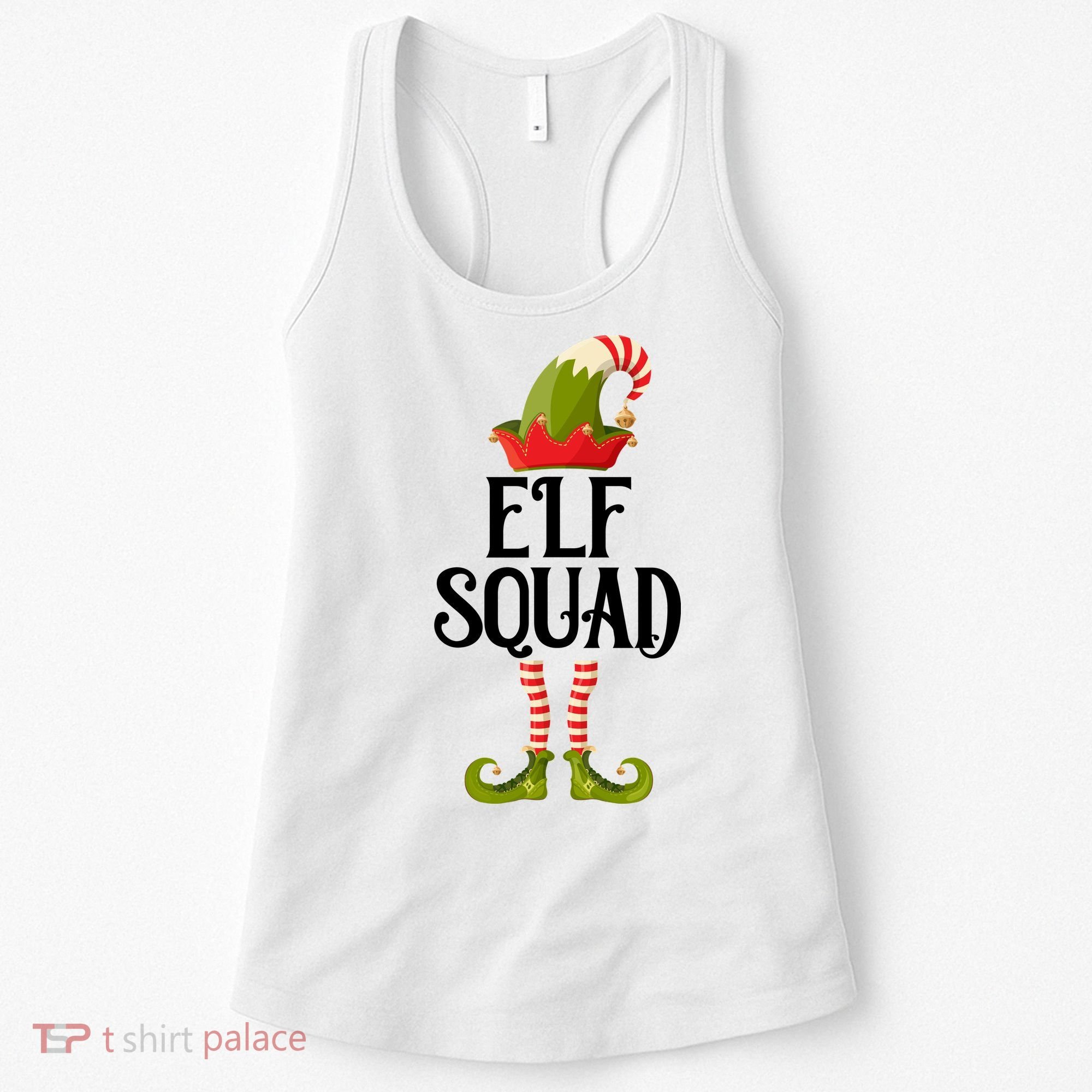 Elf Squad Festive Christmas Holiday Women's Tank Top