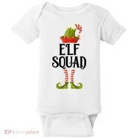 Elf Squad Festive Christmas Holiday Baby Bodysuit thumb 0