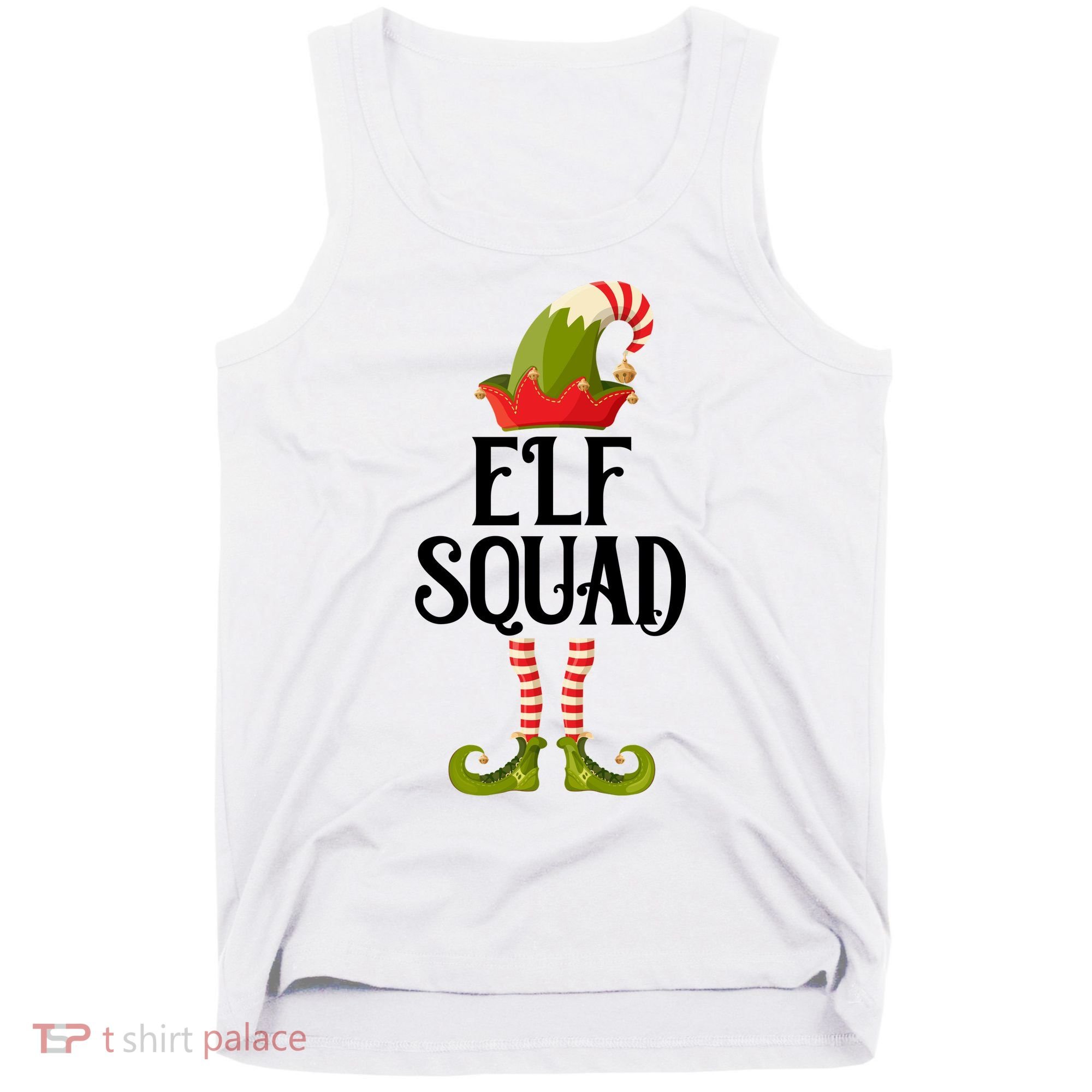 Elf Squad Festive Christmas Holiday Tank Top
