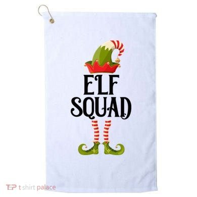 Elf Squad Festive Christmas Holiday Golf Towel