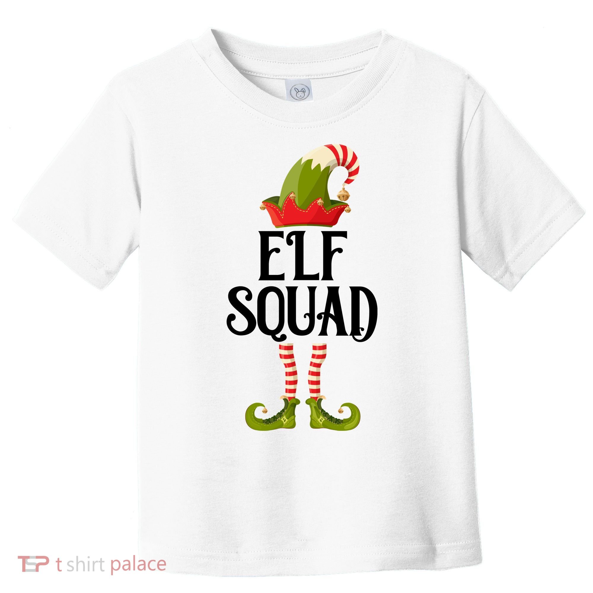 Elf Squad Festive Christmas Holiday Toddler T-Shirt