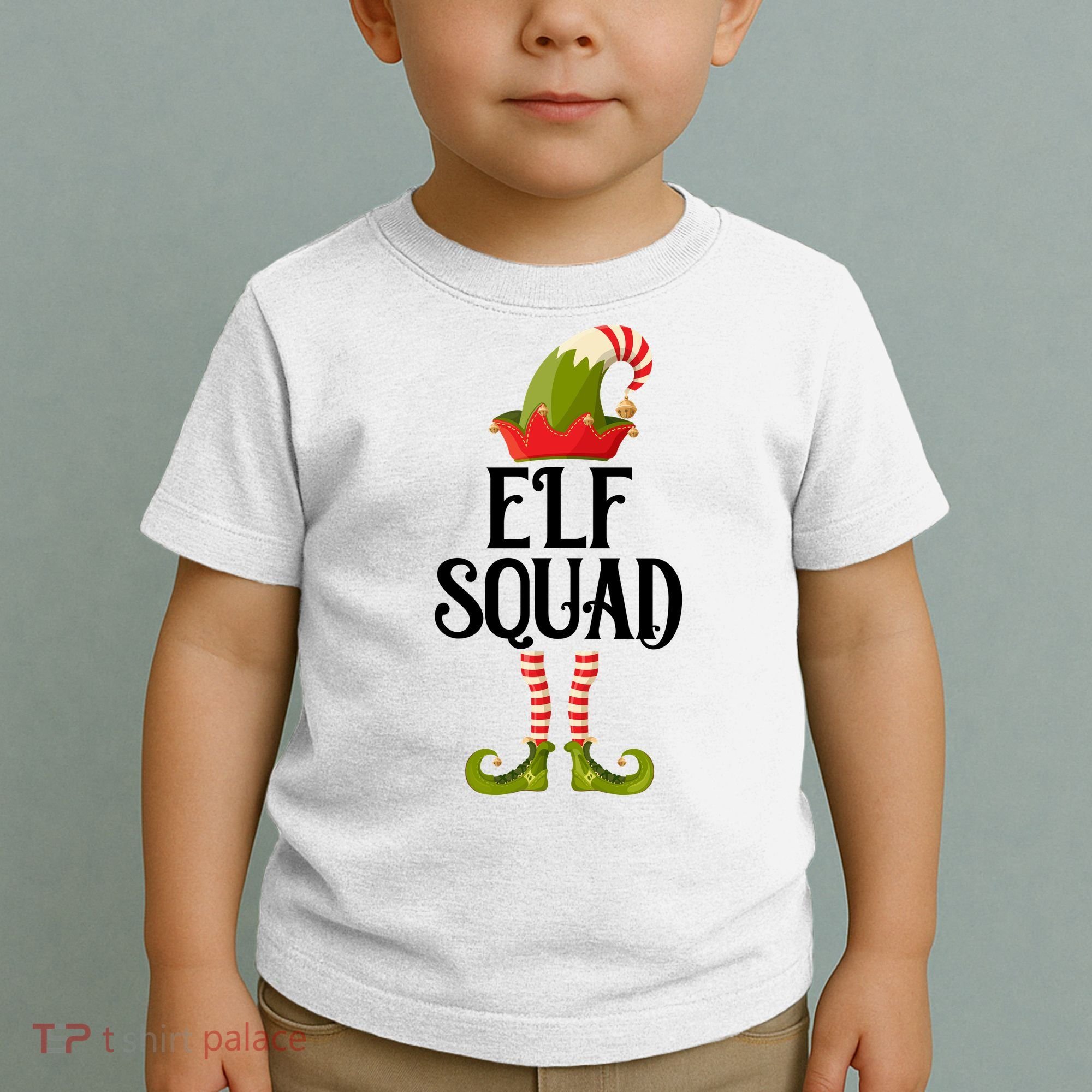 Elf Squad Festive Christmas Holiday Toddler T-Shirt