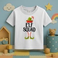 Elf Squad Festive Christmas Holiday Toddler T-Shirt thumb 3