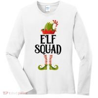Elf Squad Festive Christmas Holiday Women's Long Sleeve Shirt thumb 0