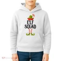 Elf Squad Festive Christmas Holiday Kids Hoodie thumb 4