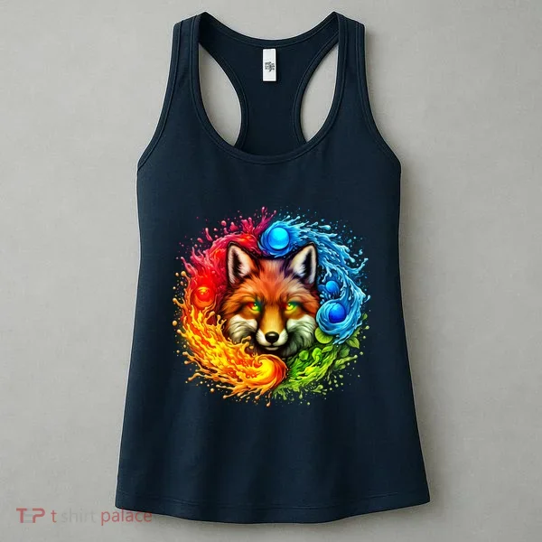 Elemental Seasons Fox Women's Tank Top