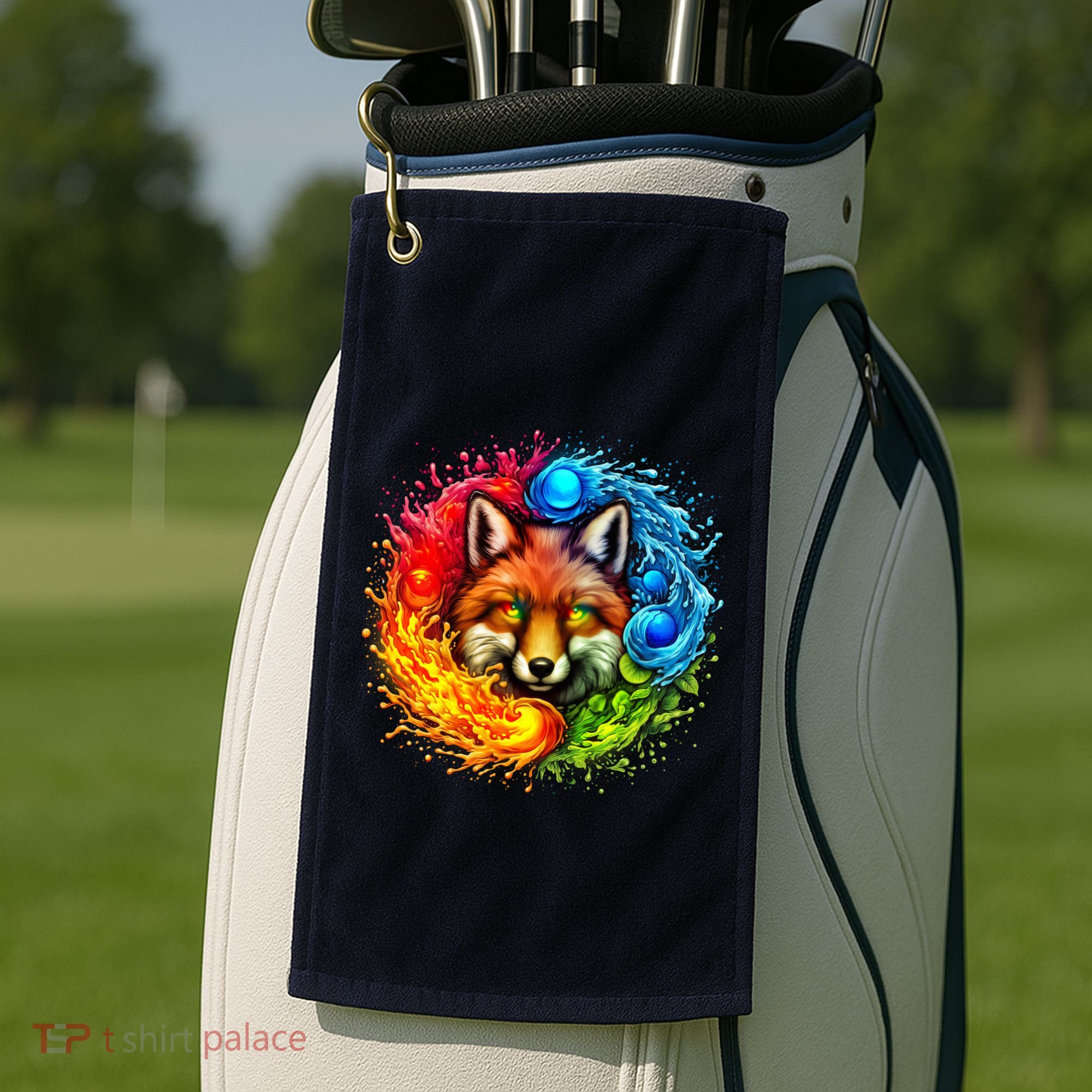 Elemental Seasons Fox Golf Towel