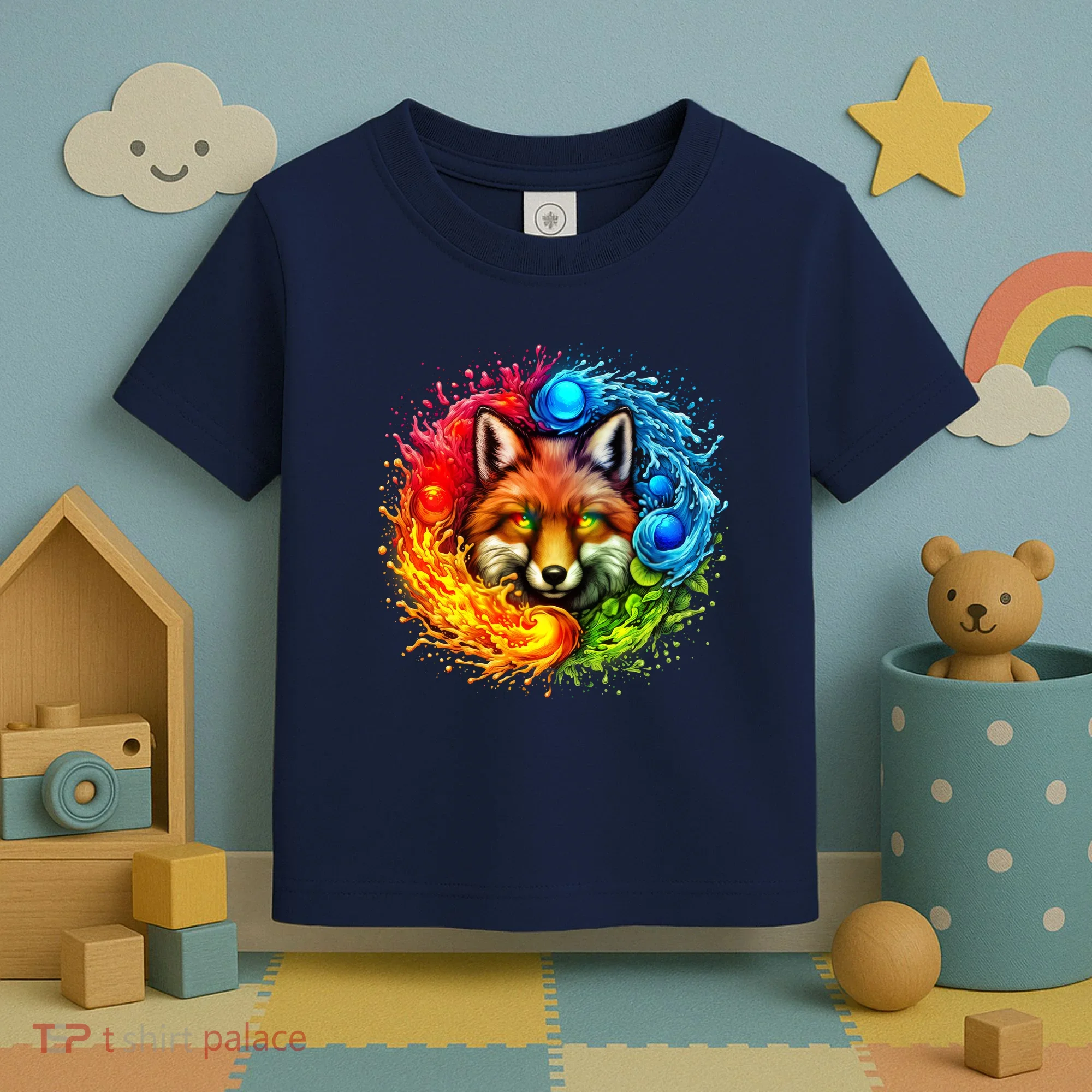 Elemental Seasons Fox Toddler T-Shirt