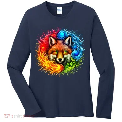 Elemental Seasons Fox Women's Long Sleeve Shirt