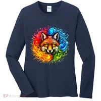 Elemental Seasons Fox Women's Long Sleeve Shirt thumb 0